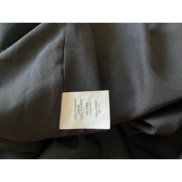 J.Crew | Size 14 Scalloped Black Spaghetti String Flowy Top - Picture 6 of 6